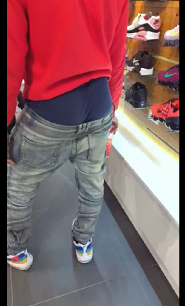 real saggers let them pants hang low sagging